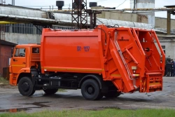 Rear-loading rubbish truck KO-427-72 (based on KAMAZ 53605-5H, 53605-A5 chassis)