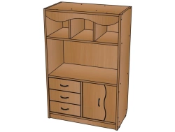 Shelving-combi ''Mashenka''/ SZh146