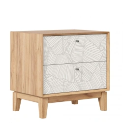 Roiben LD.640030.000 Bedside cabinet (Oak Gold/White)