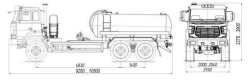 Vacuum tanker MB 4680L6-10 on chassis Ural 4320-4951-78, 4320-4951-80, 4320-4951-82