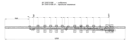Frame rail with R65 type shackle (project BK53107.01.000/-01)