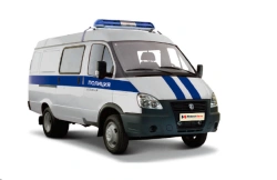 Emergency services and police vehicles type N1GSB modification N1GBSM on the basis of GAZ 27057 vehicle with diesel internal com
