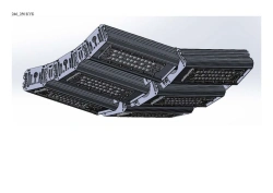 LED luminaire "Industrial Design MTM IoT" series KUBIK 360 Six modules Connection from the ends - 2 pcs - 15 degrees Co-ed