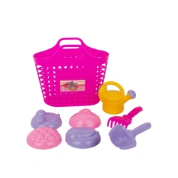 Sand set "Sandbox Princess" (4 moulds, trowel, rake, pail) U386