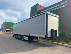 Four-axle tilt semitrailer model PD-41 modification PD-41K with axle unit BPW HSFALM 9010-15 V36 61.68.361.147QS, with load tyre