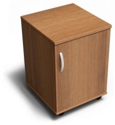 Wooden bedside table. Bedroom furniture