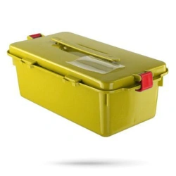 Container for collection, storage, preliminary disinfection and disinfection of consumables MK-04 according to TU 9398-001-44941