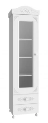 Kitchen cabinets, models: Assol" AS-1 glass-fronted cupboard-cum-shelf