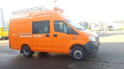 IATs-1767BG vehicle on the basis of GAZ A6 (Gazelle Next) chassis of A69R22, A69R32 modifications, diesel engine