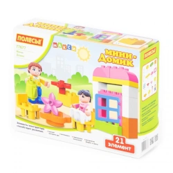Maxi Constructor - "Mini House" (21 elements) (in a box), article 776777