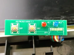 Button and LED board