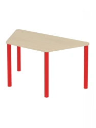 Children's trapezoidal table 460 / red