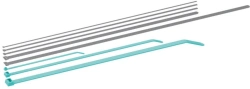 Plastic and metal ties