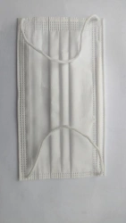 Medical disposable mask made of nonwoven materials according to TU 32.50.50-001-27010647-2021 from 27.12.2021, 175x95mm