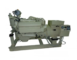 DG160-1A-400 and its completions. Ship diesel generator complying with the requirements of the Russian River Register.