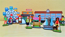 Wooden construction set CITY LIFE