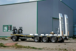Trailer CAB 83434?1...?6 (suspension: spring, working brake system with ABS) with removable sides, with sliding or sliding racks