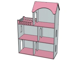Play Shelf "Doll's House" / SZh154
