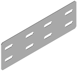Connector SSKTU 000, with overall dimensions from 300x45 mm to 300x195 mm, with metal thickness from 2,0 mm