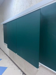 Magnetic marker board rail system
