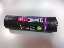 Plastic film bag, trade mark Glionni "Profi" 40l
