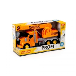 "Pro", inertia crane car (with light and sound) (orange) (in box), item 86617