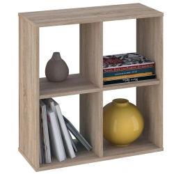 Polini Home Smart Cube 4-piece shelving unit, oak, article number 0001692.76
