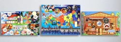 Set of wall-mounted bisiboards (didactic panels) MY RUSSIA-ROSSIA. Series PATRIOTIC EDUCATION
