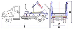 Hopper truck of model MK-1561-G4