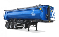 Dump semi-trailer Tonar mod. 95892 with axles produced by Tonar mod. 90424