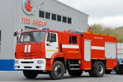 Fire tanker truck ??-5,0-50, type 58816T, modification ?? 5,0-50 (53605), on chassis KAMAZ-53605-A5.