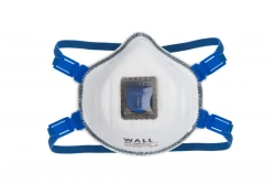 Filtering respirator WALL CUP 95HK+BE FFP2 R D with exhalation valve, with additional protection against inorganic, organic, dia