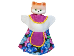 Cat glove puppet.