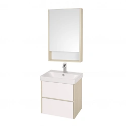 Vanity unit under sink Aquaton Scandi 70 white, oak verona 1A251801SDB201.A251.8.01S.DB2.0