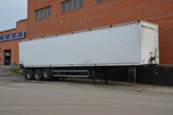 Dump semi-trailer of Tonar 95238 model with axles of TONAR models 90422, 90424, 90431.