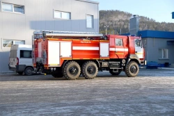 Fire tank truck ??-10,0-?, type 5883, modification 58814K, on chassis Ural-4320-78, 4320-80, 4320-82, 4320-84