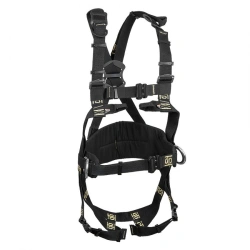 Safety harness with integrated belt for holding and positioning, model FENIKS, art. no. HS-50N