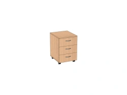 Rolling cabinet with 3 drawers, without lock 404*464*572 mm AT-3
