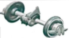 Non-drive wheel pair of special rolling stock 1024D.05.04.000