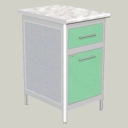 Single-door sideboard with drawer model LTG-2