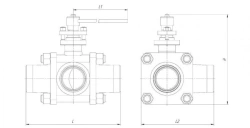 Welding ball valve ??? DN 32-700 PN 1,6-16 MPa