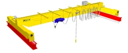 Electric overhead travelling crane single girder supporting crane