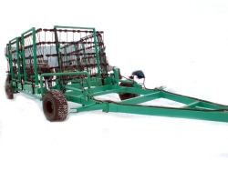 Universal tillage machine with heavy tooth-spring harrows UPA-BZP-15