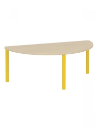 Children's semi-circular table 520 / yellow