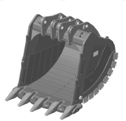 Heavy duty rock bucket RD-270.24.V81-X-NF