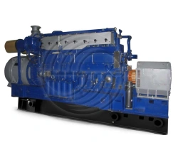 Gas-piston diesel engine-generator GDG800 in stationary version