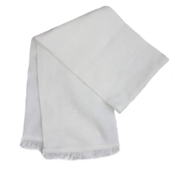 Semi-finished product (cut, coupon) of white coloured cape for employees of penitentiary institutions and bodies, TU 8455-167-08