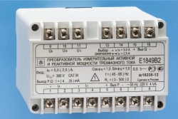 Converter measuring active and reactive power of three-phase current E1849