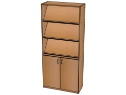 Cupboard with sloping shelves No.13/ ?13