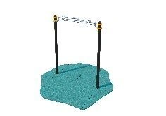 ATM-024 Gymnastic apparatus "U-shaped handrail".